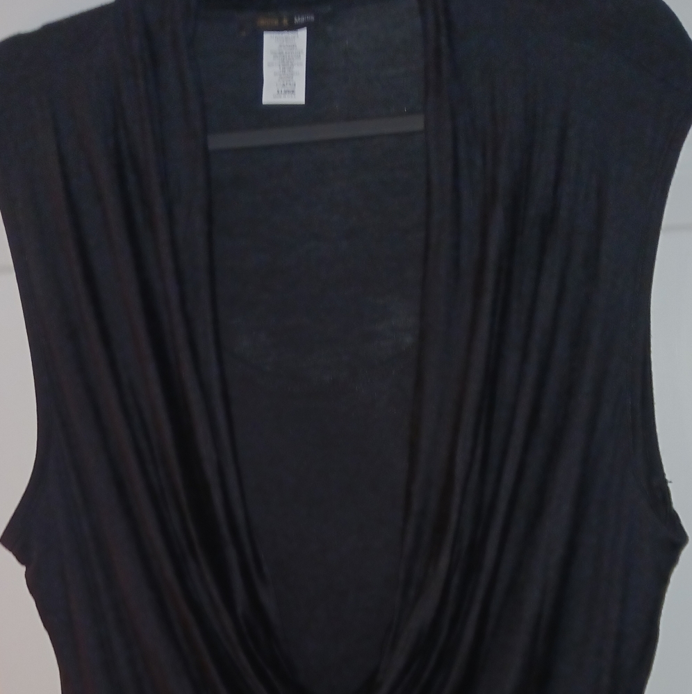 Jennie & Martis Black Cowl neck top